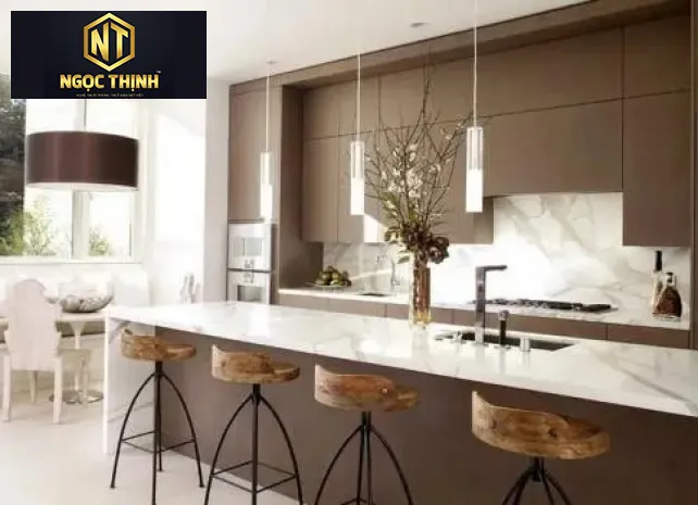 Xưởng Nội Thát Ngọc Thịnh Biên Hòa - Vũng Tàu - QUẦY BAR BẾP MINI GỖ ĐẸP [25 QUẦY BAR NHỎ XINH]